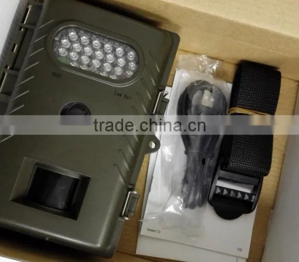720P Weather-proof IP66 Black IR Hunting Camera