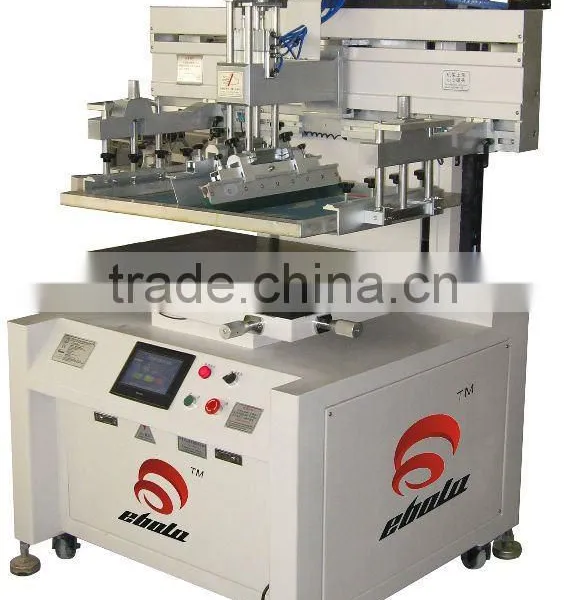 Vertical PLC control screen printing machine
