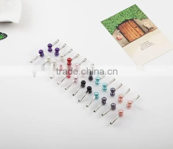 Wholesale Fashion Muslim Pearl Flat U Brooch Clip Accessoryies 2016 New Hot Design PDJ0116 photo-4