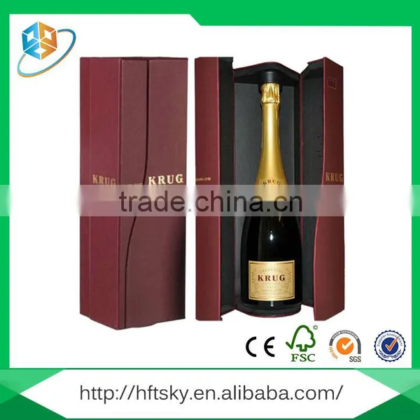 OEM/ ODM Eco-friendly Material Professional Wine Paper Box