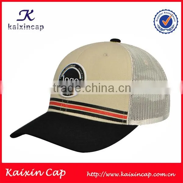 Wholesale Black Printing Curved Bill Trucker Hat photo-3