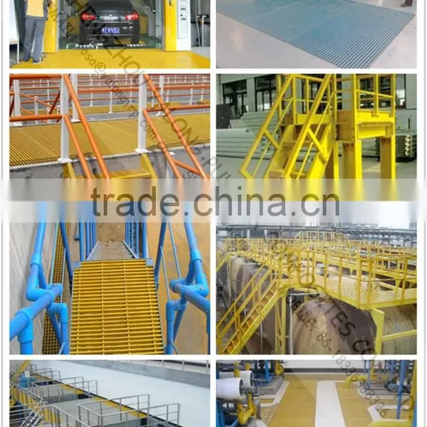 Various Specification Fiber Reinforced Grating, High Strengh and Anti Corrosion Fiber Reinforced Plastic Floor Grating photo-5