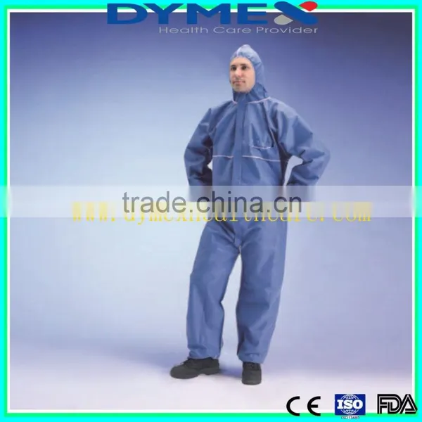 White Disposable Coverall/Disposable Polypropylene Coveralls photo-2