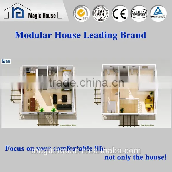 Hot Sale Economic Low Cost High Quality Prefab Villa House With Terrace photo-2