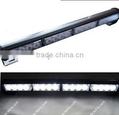 18" LED Traffic Advisor 7 Modes Emergency Hazard Strobe Light Bar photo-4