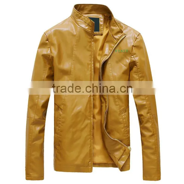 New Fashion Hot Men's Motorcycle Leather Jackets Washed Leather Jackets photo-5