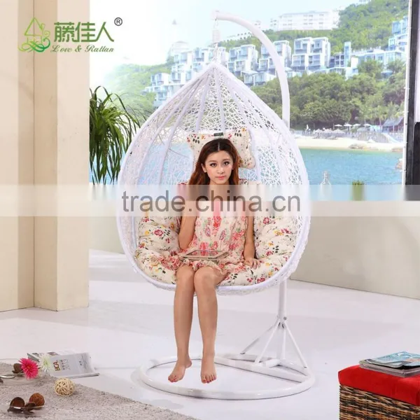 Outdoor Rattan Wicker Hanging Egg Chair photo-2