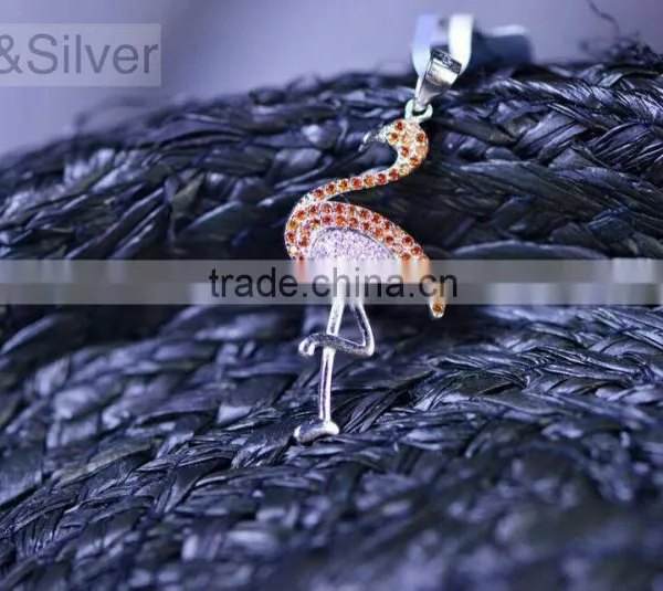Factory Wholesale Fashion Jewelry Charms Silver Animal Pendant