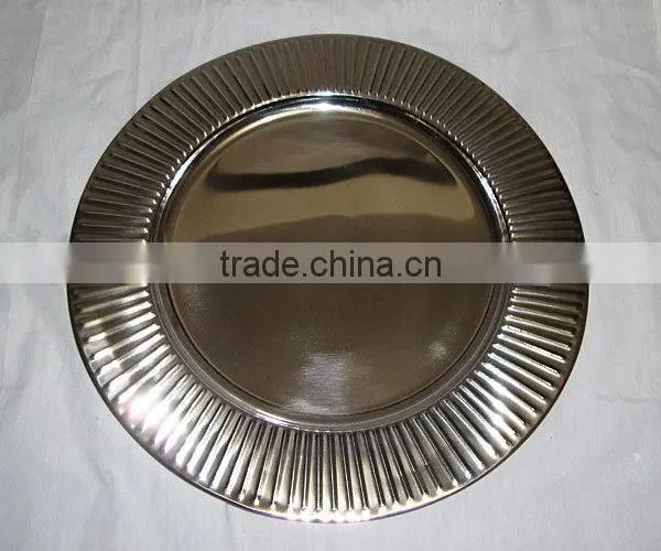 Cheap Wedding Plate, Silver Charger Plate, Charger Plates