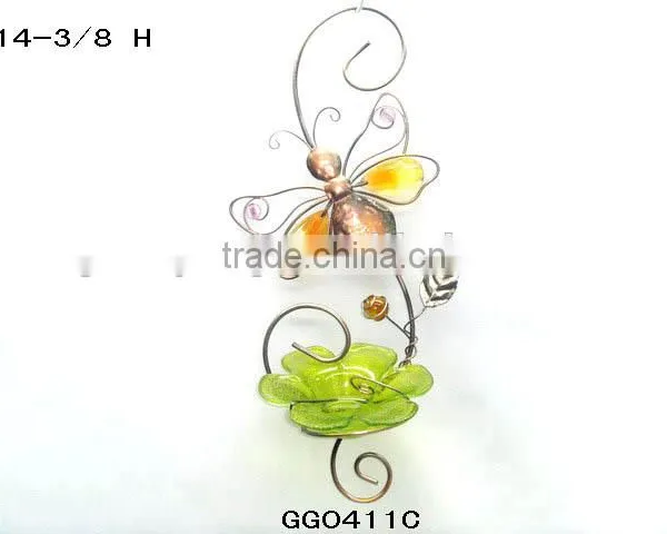 Glass Bird Feeder Tree Hanger Tray Bird Feeders photo-4