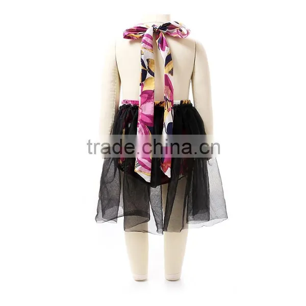 Wholesale Fashion New Pattern Hot Sale Floral Fresh Baby Girls Lace Romper photo-3