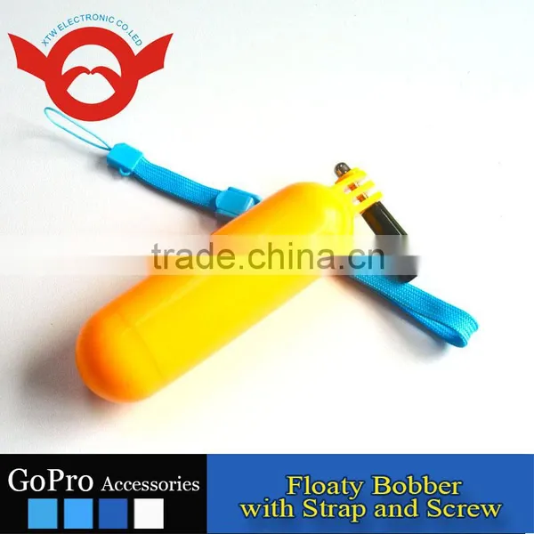 Floaty Bobber With Strap and Screw for Gopro Hero 3+/3/2/1, Yellow & Orange photo-6