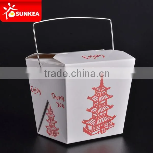 Healthy Fast Food Paper Box With Handle, Food Packaging Container Quality Choice photo-2