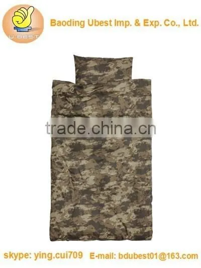 Army Camo Duvet Quilt Cover 2pc Set Twin Cotton Camouflage Bedding