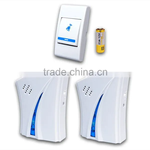 Wireless Door Bell 80m Home 2 Receivers Remote Control Chime 36 Tunes Doorbell photo-6