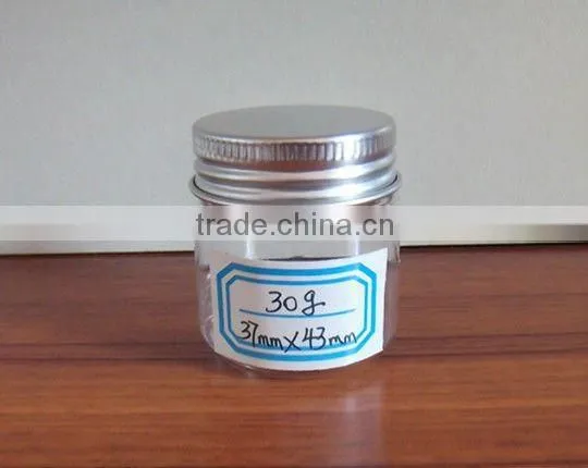 30g PET Food Jar With Aluminum Screw Lid