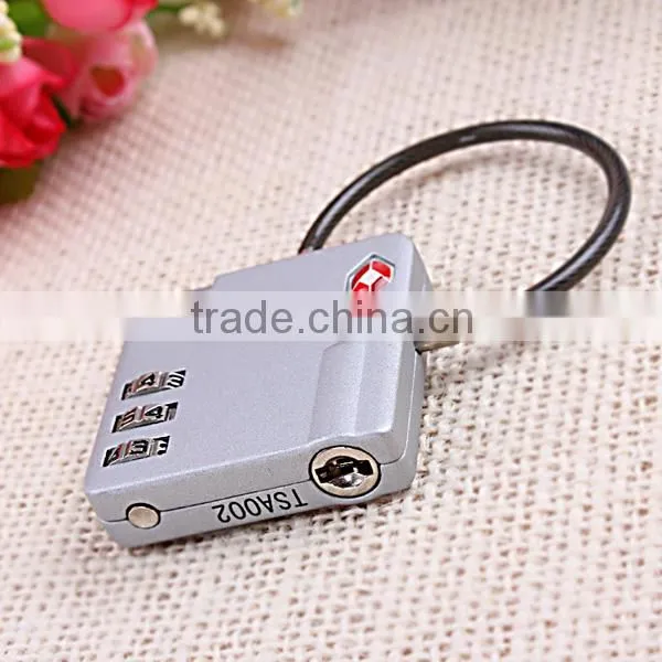 2015 New Trendy Style Safe Suitcase Lock Travel Lock TSA Cable Lock photo-3