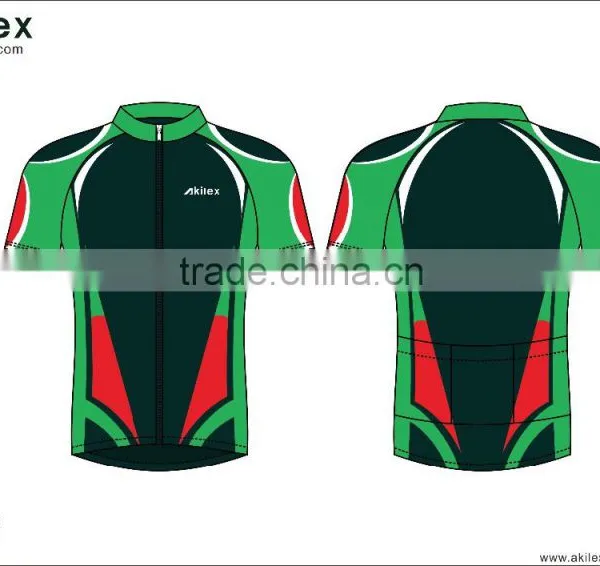 Short Sleeve Blank Wholesale Cycling Jersey photo-6