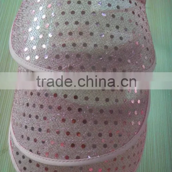 Transparent PVC Plastic Sun Visor cap, Lace Sequin Sun Visor Hat