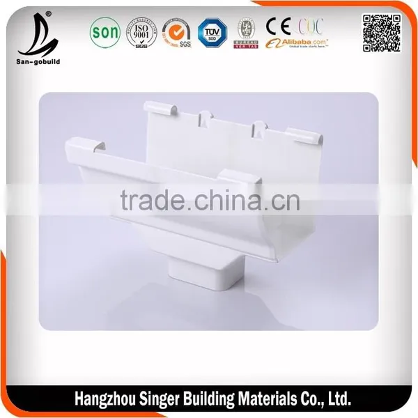 Shanghai Plastic Pipe Factory, Big Size Drainage System PVC Rainwater Gutter