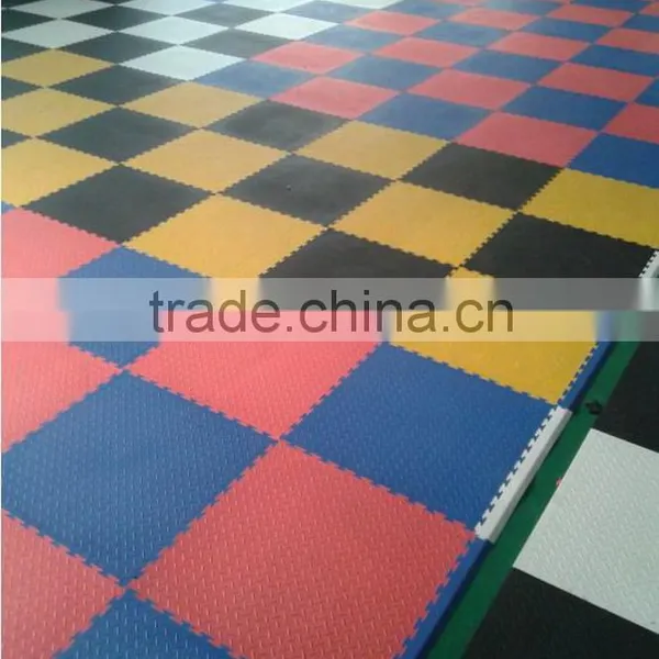 Public Place PVC Plastic Interlocking FloorinG Mats photo-6
