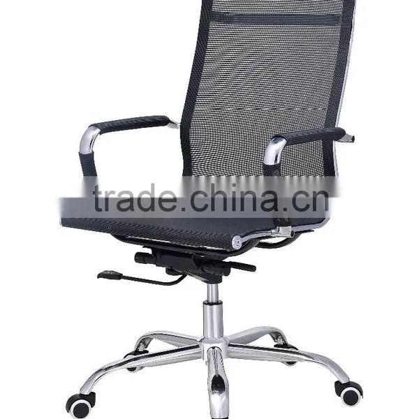 Factory Wholesale Favorable High Back Steel Frame Office Chair/swivel Mesh Office Chair With Chrome Base TXW-2006