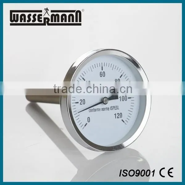 Stainless Steel Differential Bourdon Tube Temperature Gauge photo-3