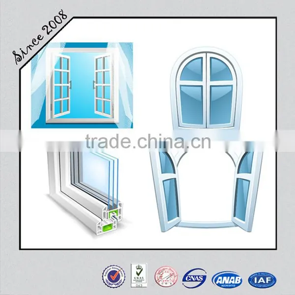Inside Swing Open Style Casement Upvc Windows and Doors, Color Extrusion Upvc Window photo-5
