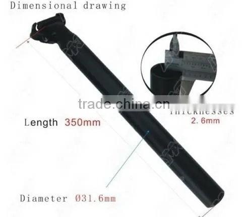 aluminum alloy bike seat post for mountain bike and road bike