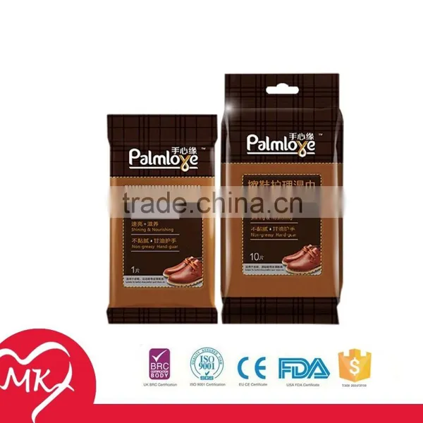 Beewax Addition Antibacterial Cleaning for Leather Shoes and Furniture Polishing, Nourishing Care Leather Wet Wipes