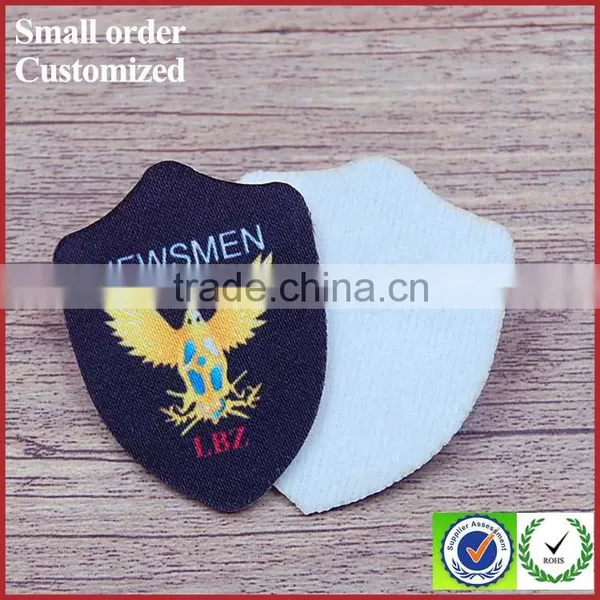 Custom Fashion Adhesive Satin Printing Labels for Garment Clothing photo-5