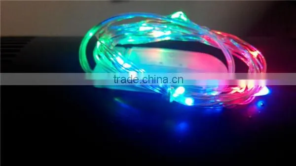 Silver Wire 20 Micro LEDs String Light Ultra-thin Starry Lights Battery photo-4