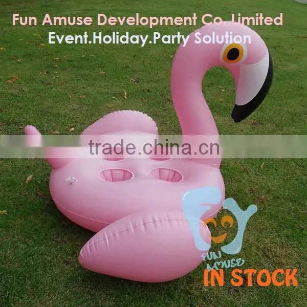 Cheap Pvc Inflatable Adult Flamingo Swim Ring for Sale photo-2