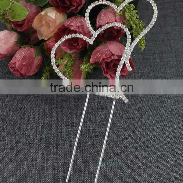 Top Seller Fashion Wedding Heart Cake Toppers Wholesale CT6 photo-4