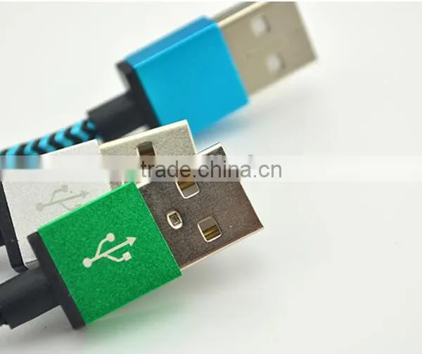 Top Selling New Design Woven Type USB Data Cable for Android Smartphone photo-5