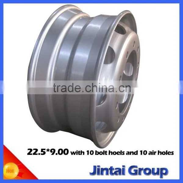 Steel Wheel for STR 22.5x9.00 With 10 Bolt Holes and 5 Air Holes From China Mailand Manufacture photo-5
