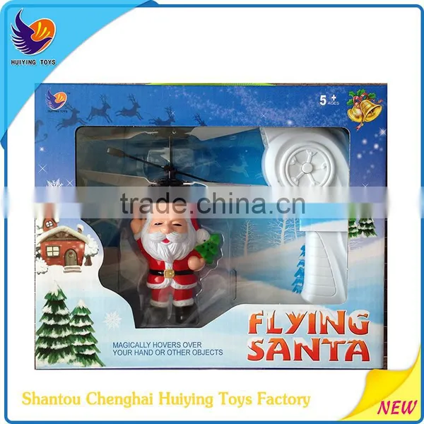 Infrared Induction Flying Santa With LED HY-838A Christmas Santa Claus Toys Moving Santa Claus Toy Flying Santa Claus Toy HY-838 photo-2
