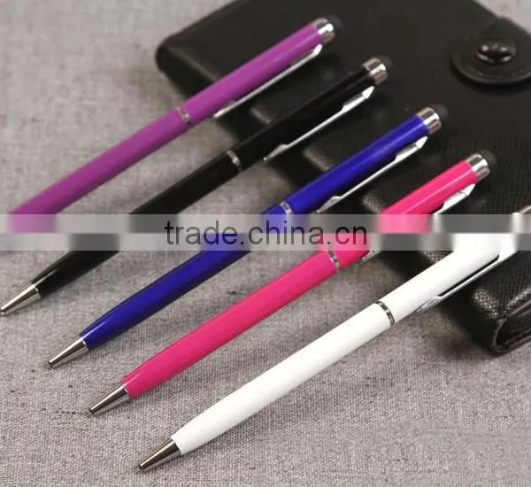 2 In 1Stylus Touch Pen Multi Colors Cheap Ballpoint Pens for Hotel Company Use photo-4