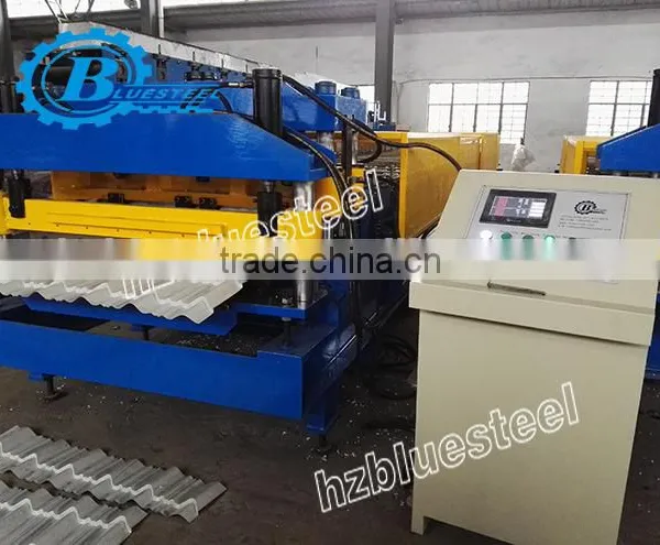 Glazed Tile Metal Roofing Sheet Roll Forming Machine photo-3
