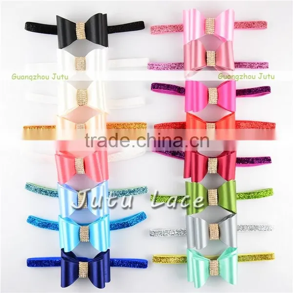 New Hot Sale!! Head Band With 3 Satin Flowers for Hair Accessories photo-4