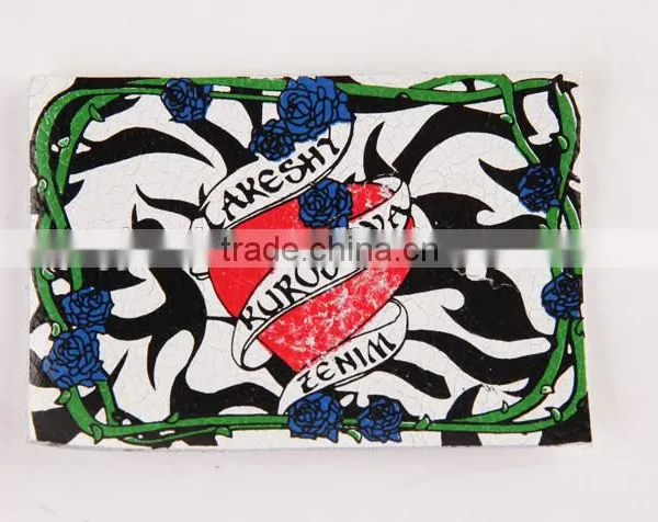 Custom Made Metal PU Leather Labels and Tags for Jeans photo-3