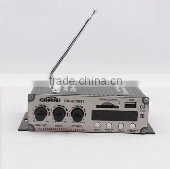 2CH Audio Amplifier With Bluetooth With USB SD FM Car Audio Amplifier photo-2