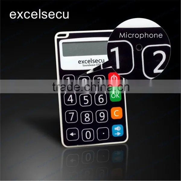 Wholesale Soundwave Transmission Pin Protected One Time Password Plastic Otp Token photo-2