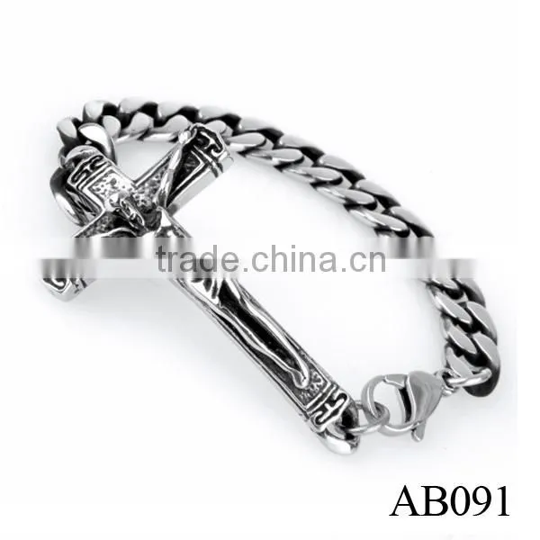 Wholesale Men's Fashion Solid 316l Stainless Steel Bracelet On Wholesaler photo-6