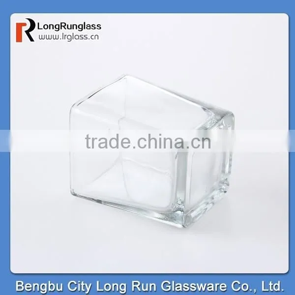 LongRun Crystal Square Candle Glassware Wholesale for Home Decor photo-4