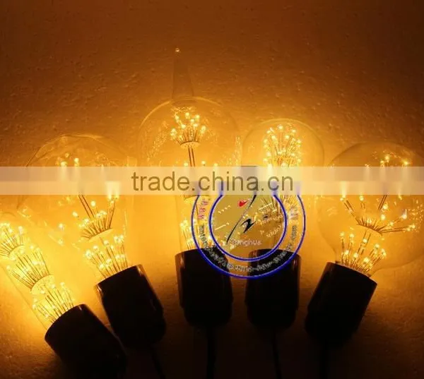 Diamond Shape Led Firework Bulb D95 E27 Base Decorative Light Bulb photo-5