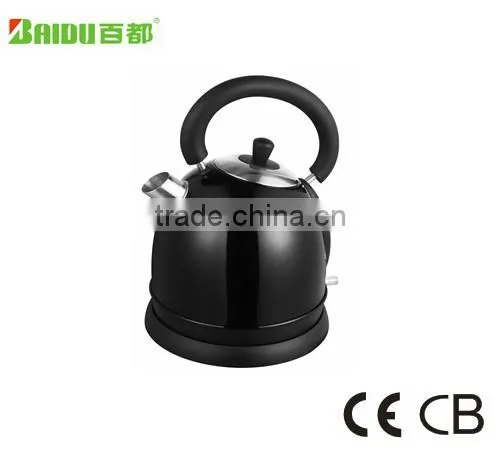 Baidu Wholesale Classic Design 1.8L Long Spoute Stainless Steel Electric Kettle Anti Slip Base photo-3