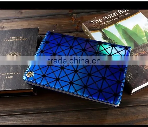 For IPad Mini Sleeve Leather Case Laser Drilling Flip Stand Cover Wallet Case photo-4