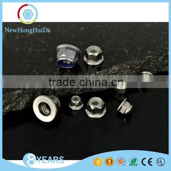China Supplier 304 Stainless Steel Hex Lock Flange Insert Nuts photo-4
