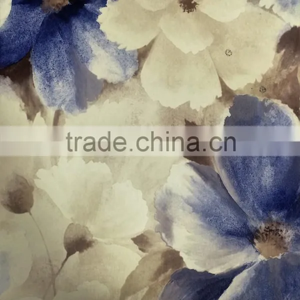 2016 Newest Beautiful Colorful Wallpaper With Big Flower Pattern for Home photo-4